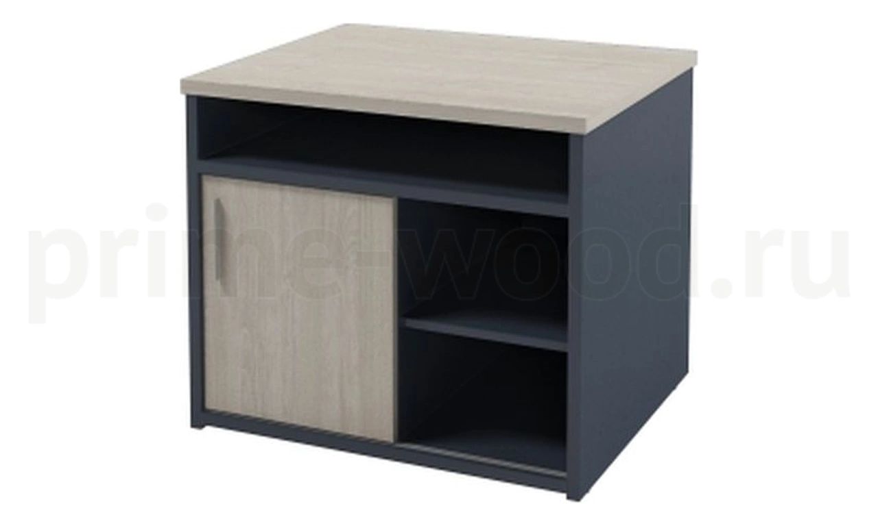 Тумба под аппаратуру с дверью-купе Инновация 70x59x60 - фото 1