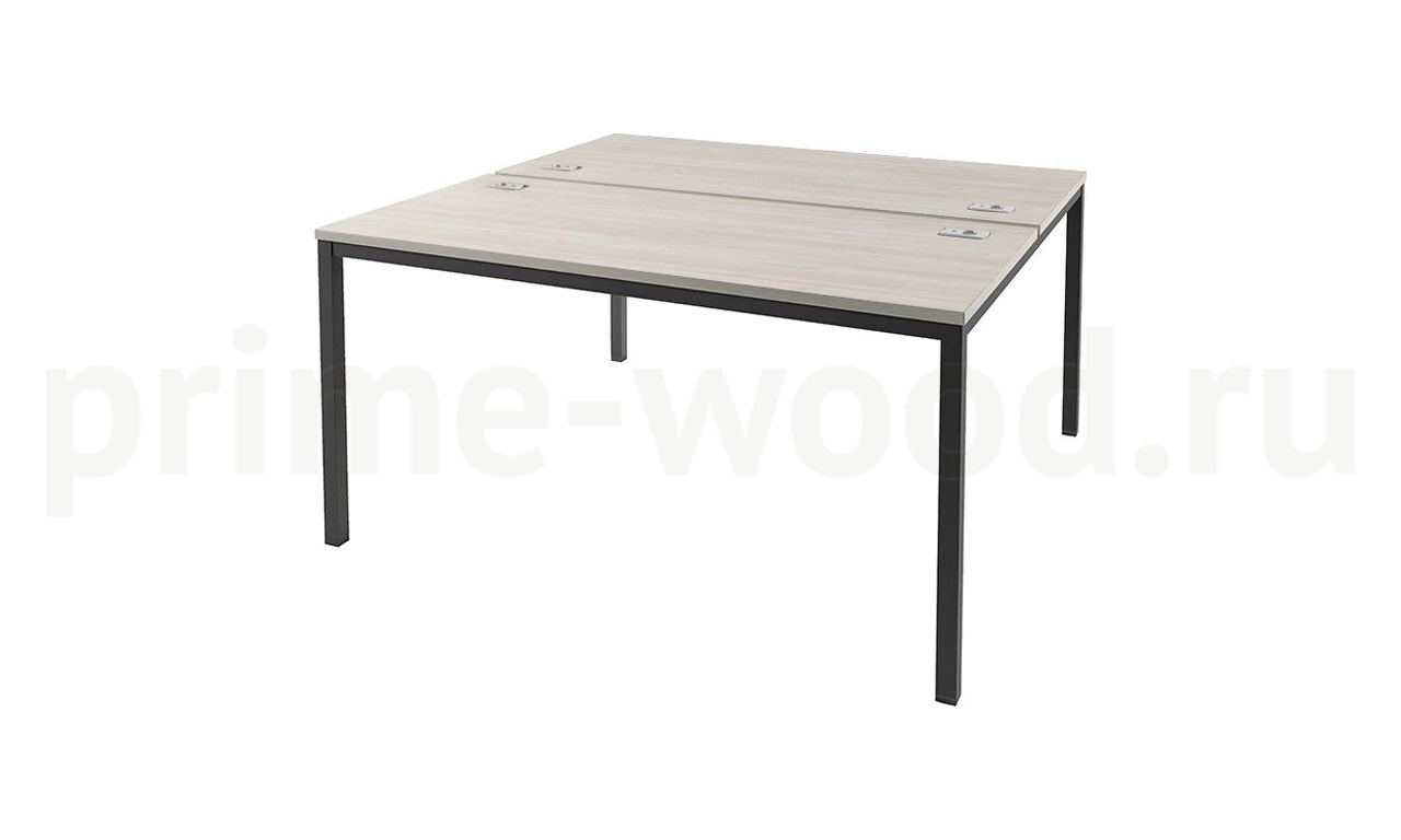 Стол-тандем на металлокаркасе "LITE" Инновация 150x144x75 - фото 1