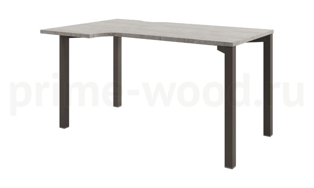 Стол на металлокаркасе Solution 140x70x75 арт. D-51 л - фото 1