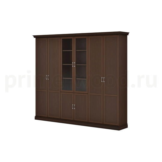 Композиция 2 гардероба + 1 шкаф комбинированный - фото