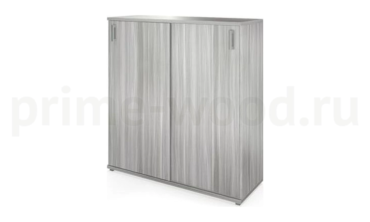 Стеллаж с раздвижными дверями Аргентум 120x45x128 - фото 1