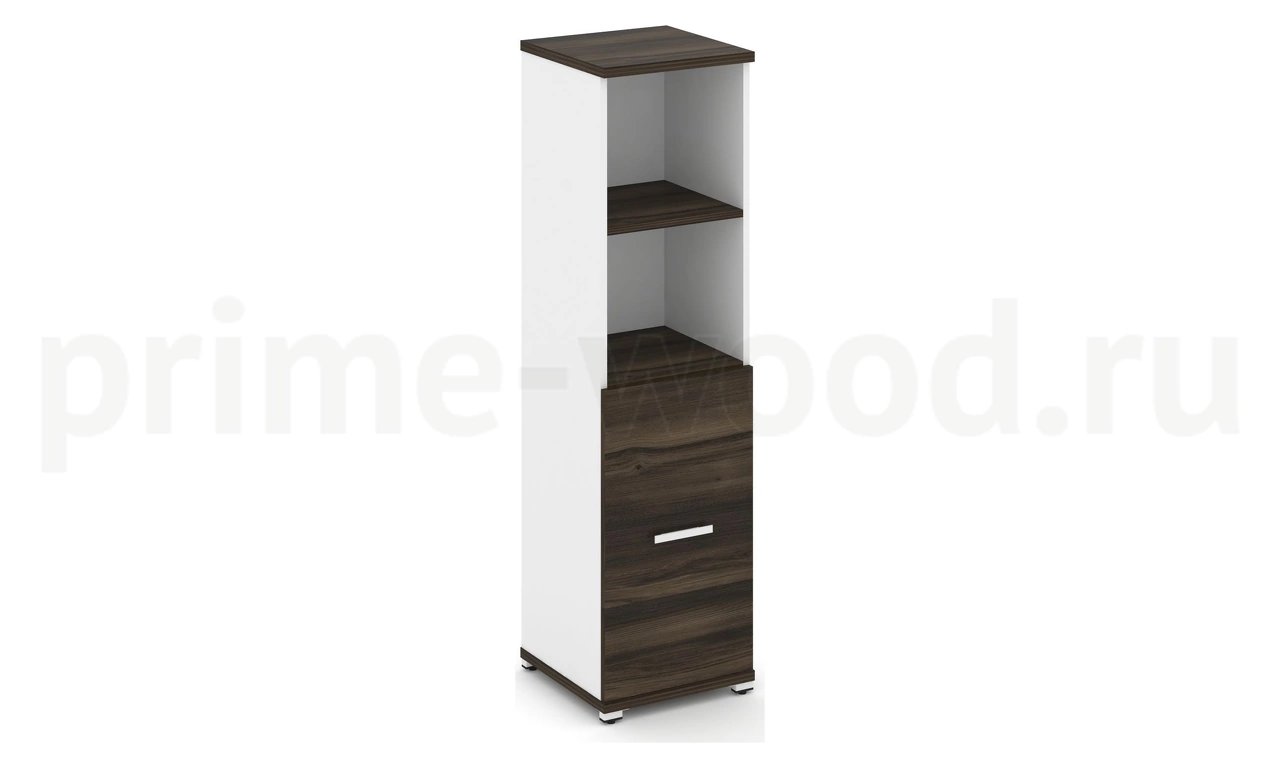 Шкаф одна узкая секция, 4 ниши CN.STU-411 B/W - фото 5