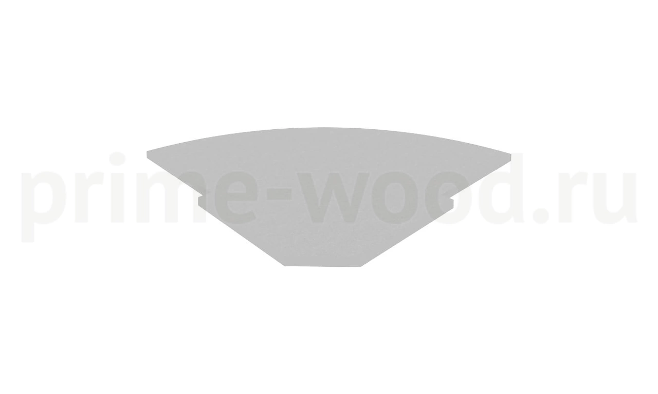 Полка для стойки угловой RIVA 82x82x3 арт. А.РС-5.1 - фото 2