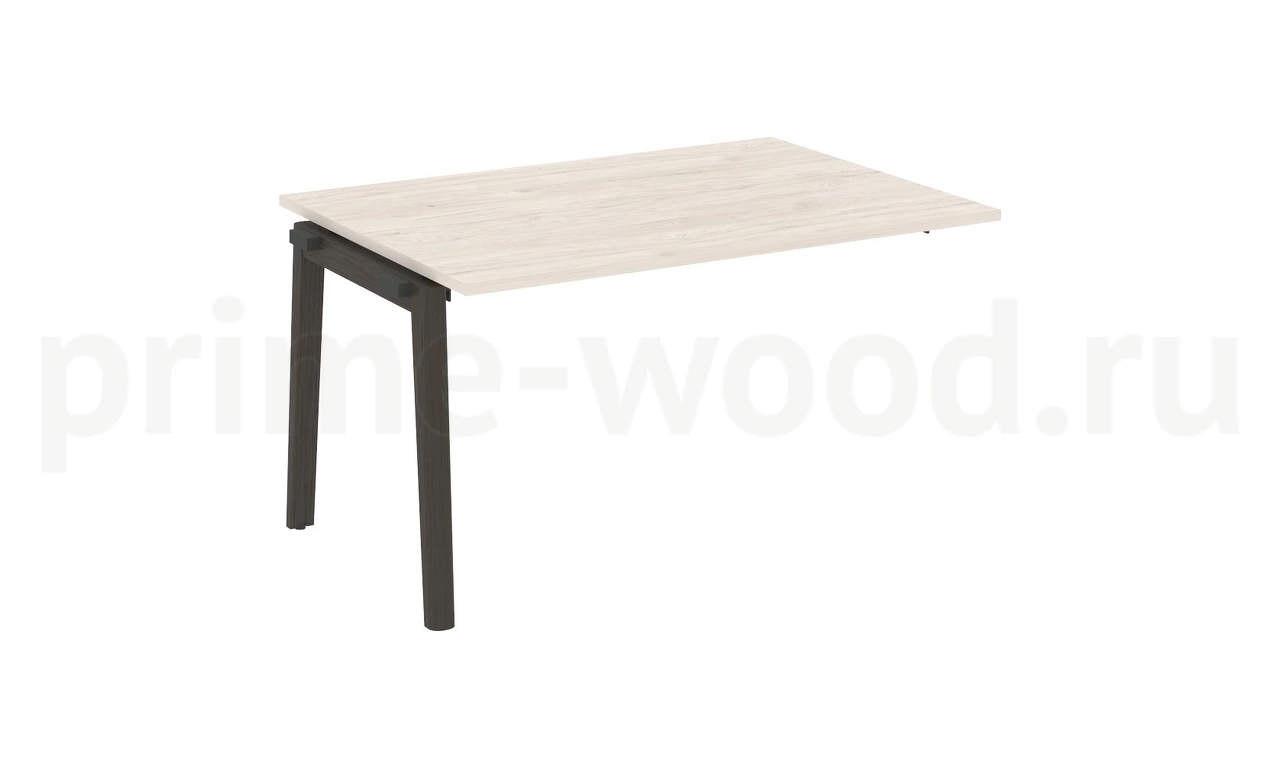 Проходной наборный элемент переговорного стола, опоры - массив дерева ONIX WOOD 138x98x75 - фото 4