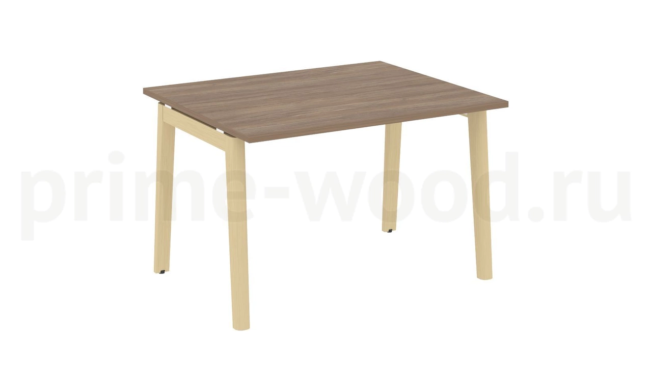Стол переговорный (1 столешница), опоры - массив дерева ONIX WOOD 118x98x75 - фото 3