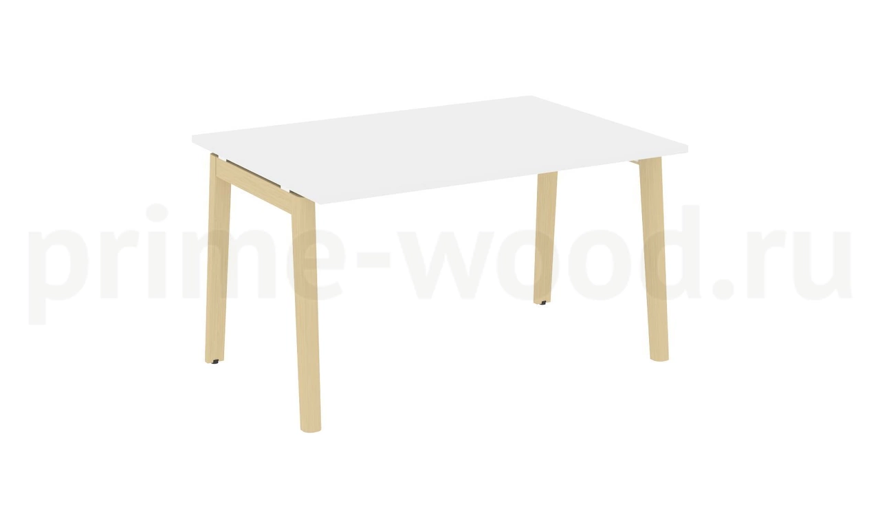 Стол переговорный (1 столешница), опоры - массив дерева ONIX WOOD 138x98x75 - фото 7