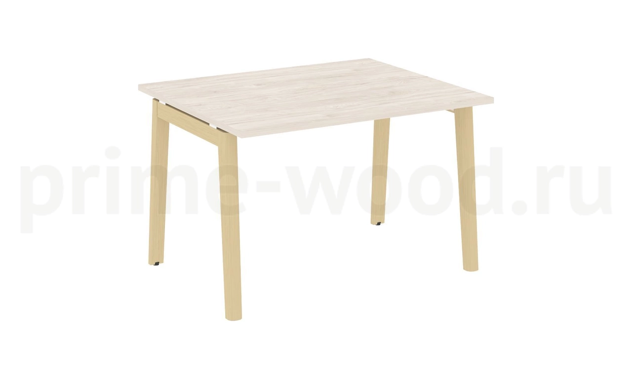 Стол переговорный (1 столешница), опоры - массив дерева ONIX WOOD 118x98x75 - фото 5