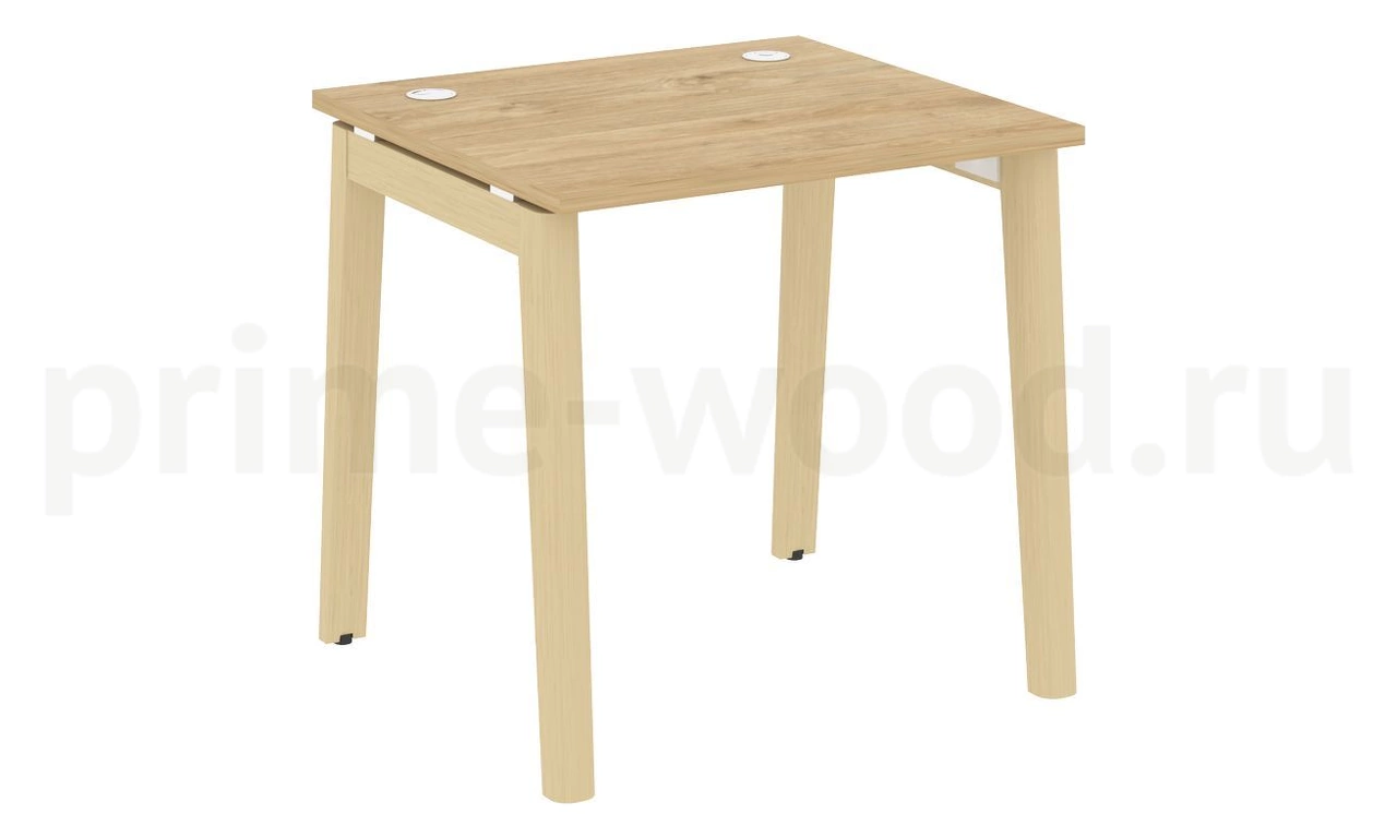 Стол письменный, опоры - массив дерева ONIX WOOD 78x72x75 - фото 9